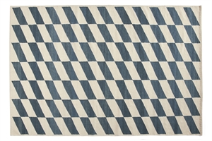 HAY - SHIFT KELIM RUG - BLUE